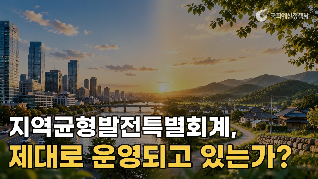 지역균형발전특별회계, 제대로 운영되고 있는가?